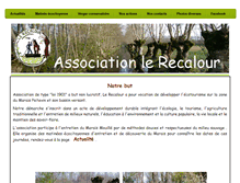 Tablet Screenshot of le-recalour.teria.fr